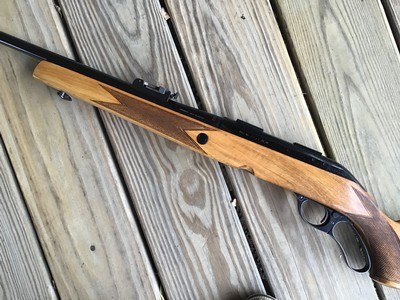 SAKO “FINNWOLF” LEVER ACTION 243 CAL. BLOND WOOD 99% COND. - Image 7 of 10