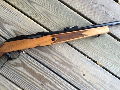SAKO “FINNWOLF” LEVER ACTION 243 CAL. BLOND WOOD 99% COND. - Image 5 of 10