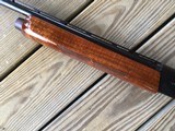 REMINGTON 1100 LW 28 GA. 25” VENT RIB, FULL CHOKE, MAHOGANY WOOD, EARLY MFG. PROBABLY 1969 OR 1970, 99% COND. - 6 of 9