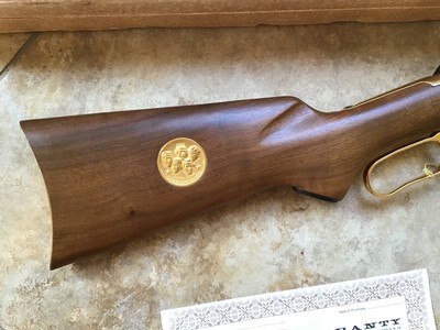 WINCHESTER 94 “LONE STAR” COMMERATIVE 30-30 CAL. NEW UNFIRED IN THE BOX WITH OWNERS MANUAL, HANG TAG, ETC. - Image 3 of 8