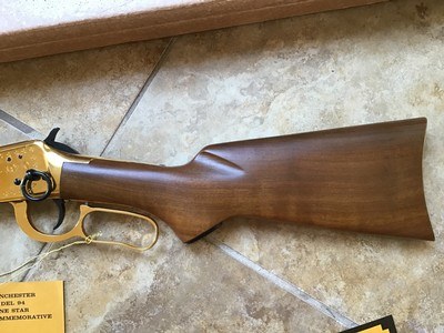 WINCHESTER 94 “LONE STAR” COMMERATIVE 30-30 CAL. NEW UNFIRED IN THE BOX WITH OWNERS MANUAL, HANG TAG, ETC. - Image 4 of 8