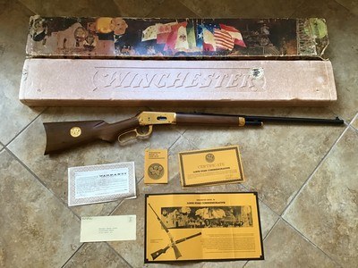 WINCHESTER 94 “LONE STAR” COMMERATIVE 30-30 CAL. NEW UNFIRED IN THE BOX WITH OWNERS MANUAL, HANG TAG, ETC. - Image 2 of 8
