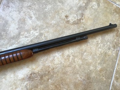WINCHESTER 61 PUMP 22 LR. HAS POPULAR GROOVED RECEIVER FOR SCOPE, EXC. COND. - Image 10 of 10