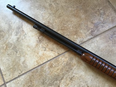 WINCHESTER 61 PUMP 22 LR. HAS POPULAR GROOVED RECEIVER FOR SCOPE, EXC. COND. - Image 6 of 10