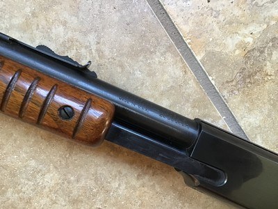 WINCHESTER 61 PUMP 22 LR. HAS POPULAR GROOVED RECEIVER FOR SCOPE, EXC. COND. - Image 4 of 10