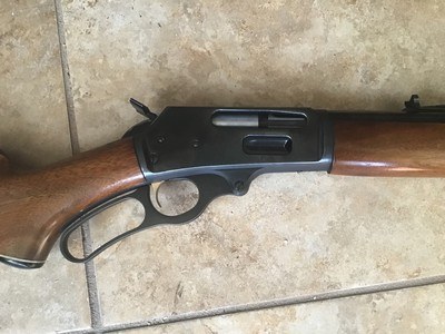 MARLIN 444 S, 444CAL., EARLY MFG. JM STAMPED, MICRO GROOVE BARREL 99% COND. - Image 6 of 8