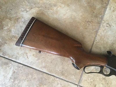 MARLIN 444 S, 444CAL., EARLY MFG. JM STAMPED, MICRO GROOVE BARREL 99% COND. - Image 5 of 8