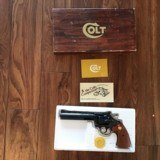 COLT DIAMONDBACK 38 SPC. “RARE 6” BLUE” NEW UNFIRED 100% COND. NO TURN RING,IN THE BOX WITH OWNERS MANUAL, HANG TAG & ETC. - Image 1 of 6