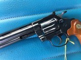 COLT DIAMONDBACK 38 SPC. “RARE 6” BLUE” NEW UNFIRED 100% COND. NO TURN RING,IN THE BOX WITH OWNERS MANUAL, HANG TAG & ETC. - Image 3 of 6