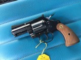 COLT DIAMONDBACK 38 SPC. 2 1/2” BLUE, NEW UNFIRED 100% COND., NO TURN RING IN THE BOX WITH OWNERS MANUAL, HANG TAG & ETC. - Image 2 of 5