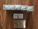 WINCHESTER SUPER X 218 BEE CAL. 46 GR. HOLLOW POINT, 6 BOXES + 11 LOOSE ROUNDS OF WINCHESTER lFACTORY FRESH AMMO - 1 of 1