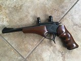 THOMPSON CENTER CONTENDER “EARLY GUN WITH COUGAR” 218 BEE CAL. 10” BARREL 99++++% - 1 of 6