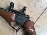THOMPSON CENTER CONTENDER “EARLY GUN WITH COUGAR” 218 BEE CAL. 10” BARREL 99++++% - 4 of 6