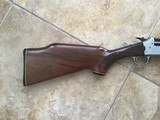 SAVAGE 24 DELUXE 22 LR. OVER 20 GA. GOLD TRIGGER, SATIN SILVER ENGRAVED WITH RED FOX ON ONE SIDE & GROUSE IN FLIGHT ON OTHER SIDE, EXC. COND. - Image 2 of 8