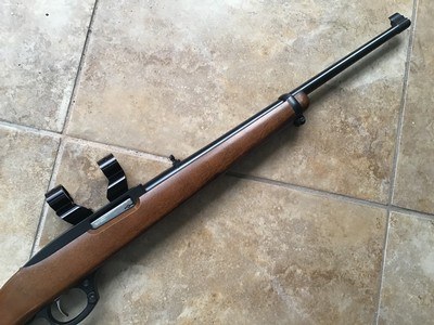Ruger 96 LEVER ACTION 22 LR. WITH SEE THRU MOUNT WITH RINGS, 99++++% COND. - Image 4 of 7