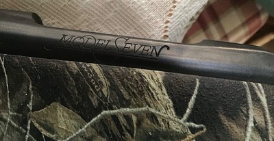REMINGTON 7, 243 CAL. FACTORY YOUTH LADIES CAMO, 18” BARREL, 13 3/8” LOP. 99+++% COND. - Image 6 of 7
