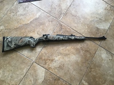 REMINGTON 7, 243 CAL. FACTORY YOUTH LADIES CAMO, 18” BARREL, 13 3/8” LOP. 99+++% COND. - Image 1 of 7