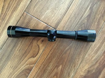 LEUPOLD M-8-4X, DUPLEX CROSS HAIRS RETICLE, CLEAR GLASS, EXC. COND. - Image 2 of 3