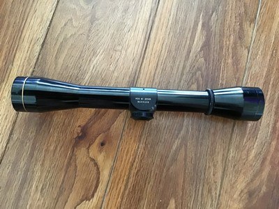 LEUPOLD M-8-4X, DUPLEX CROSS HAIRS RETICLE, CLEAR GLASS, EXC. COND. - Image 3 of 3
