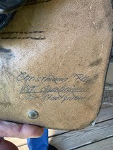 GERMAN MILITARY BLACK HOLSTER HAS PS498 STAMPED ON OUTSIDE - Image 3 of 3