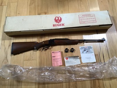 RUGER #1, 7 X 57 CAL. NEW UNFIRED IN THE BOX WITH RUGER #1 RINGS & PAPERS - Image 1 of 10