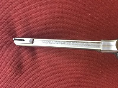 RUGER OLD ARMY STAINLESS 45 CAL. BLACK POWDER REVOLVER, APPEARS UNFIRED, NO POWDER STAINS ANYWHERE - Image 3 of 3