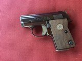 COLT 25 AUTO MFG. BY COLT IN HARTFORD, CT. IN 1970, APPEARS UNFIRED & 99+++% COND. - Image 2 of 3