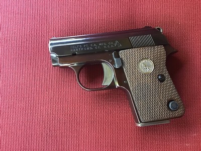 COLT 25 AUTO MFG. BY COLT IN HARTFORD, CT. IN 1970, APPEARS UNFIRED & 99+++% COND. - Image 2 of 3