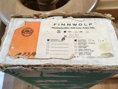 SAKO FINNWOLF 243 CAL. NEW IN THE BOX WITH OWNERS MANUAL ETC. - Image 2 of 12