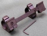 CZ550, 1 piece rifle scope mounts, 1 inch rings and base, STEEL MATTE finish - 3 of 6