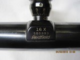 Redfield 3200 16X Target Scope And Quality Redfield Base/Rings Combo - 1 of 5