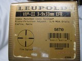 Leupold VX-II 3-9x33 EFR Scope - 1 of 5