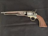 : Colt 4-Screw Model 1860 Army Revolver U.S. Military issued, Colt Archive Letter included .44 cal.
mfg. 1862 1 of 500 shipped War Department - 7 of 15