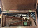 : Colt 4-Screw Model 1860 Army Revolver U.S. Military issued, Colt Archive Letter included .44 cal.
mfg. 1862 1 of 500 shipped War Department - 15 of 15