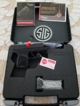 SIG SAUER P290RS 9MM PISTOL WITH SIGLITE NIGHT SIGHTS NEW-IN-BOX 2 MAGS - 1 of 2