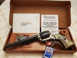 HERITAGE 6-SHOT ROUGH RIDER REVOLVER .22LR / .22MAG 6.5" BARREL W/.22 MAG CYLINDER NIB - 3 of 4