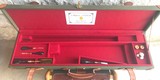 Nizzoli canvas and leather gun case for SxS shotgun - 3 of 9