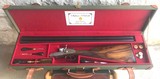 Nizzoli canvas and leather gun case for SxS shotgun - 6 of 9