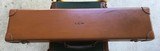 Abercrombie & Fitch (by Bryant) leather gun case for SxS Shotgun 28" - 1 of 12