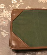 Nizzoli canvas & leather overcase (case cover) for leather gun case - 2 of 4
