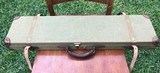 Brady of England canvas & leather toe-under SxS shotgun case 28" - 2 of 9