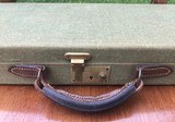 Brady of England canvas & leather toe-under SxS shotgun case 28" - 9 of 9