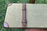Brady of England canvas & leather toe-under SxS shotgun case 28" - 4 of 9