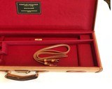 Brady of England canvas & leather SxS shotgun case 26" as new - 6 of 7