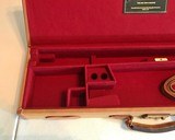 Brady of England canvas & leather SxS shotgun case 26" as new - 5 of 7