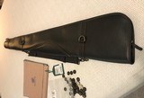 Beretta Hoplon Leather Shotgun gun slip gun case $575 list - 3 of 7