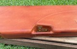 Negrini pigskin leather gun case for O&U Shotgun, up to 32", Beretta Jubilee - 2 of 5