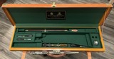 English Oak & Leather gun case Holland & Holland label with Accessories - Incredible - 5 of 11