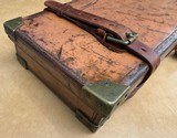 English leather gun case vintage 26