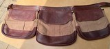 Mission Mercantile canvas & leather bird bag trio, unused - 1 of 6